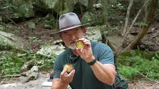Cooking with the Alocs CW-105 Pro Alcohol stove. Backpacking and cooking in the National Forest.