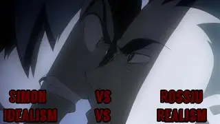 Simon vs Rossiu, Idealism vs Realism (Gurren Lagann Month)