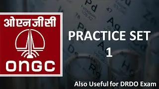 ONGC Practice Set 01 | Chemistry | #ONGC #DRDO #ONGC_Recruitment