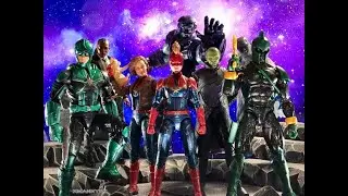 Ranking Overall Review Of The Marvel Legends Captain Marvel Kree Sentry BAF Wave