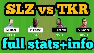 SLZ vs TKR Dream11| SLZ vs TKR | SLZ vs TKR Dream11 Team|