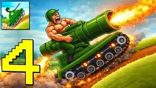 Hills of Steel - Gameplay Walkthrough Part 4 - Shooting, Update Tank, Solo vs Team, (Android,iOS)
