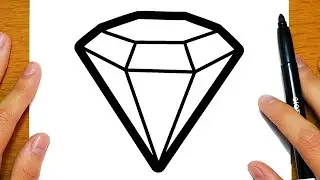 HOE TEKEN JE EEN DIAMANT! | Gemakkelijke tekeningen