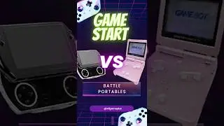 Nintendo Game Boy Advance SP VS PSP go / Boot Up comparison #shorts