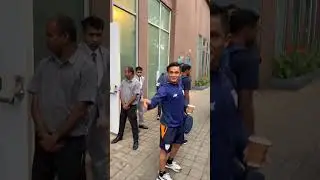 Sunil Chhetri recognized Dhanraj #indianfootball