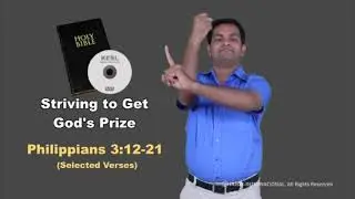 Topic - Striving to Get God's Prize - Kerala Sign Language