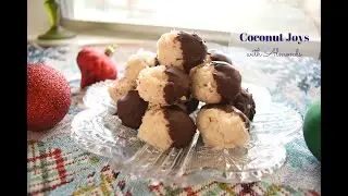 Coconut Joys with Almonds || No Bake Recipe || Easy Candy Recipe