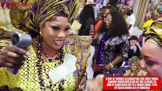 A DAY OF DOUBLE CELEBRATION FOR CHIEF MRS GANIYAT WONSEBOLATAN AS SHE CLOCKS 50 AND IS CONFERRED WIT
