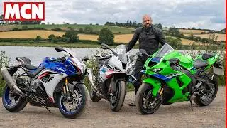 Is budget better? | Suzuki GSX-R1000R vs Kawasaki ZX-10R vs BMW S1000RR on the road | MCN