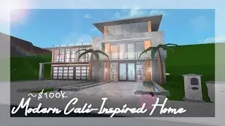 Bloxburg - Speed Build || Modern Cali-Inspired Home