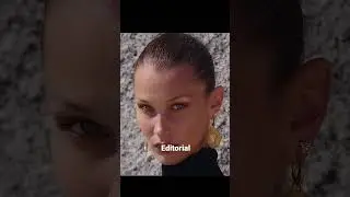 Bellahadid runway vs editorial modelling ✨#bella #model #runway #editorial #viral #shorts
