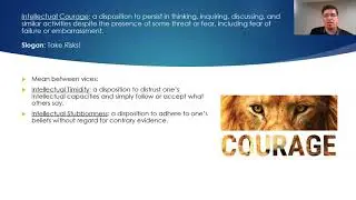 Intellectual Virtues, Intellectual Courage