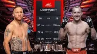 JUSTIN GAETHJE VS PADDY PIMBLETT FULL FIGHT LIVE WATCHALONG