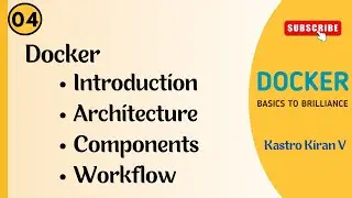 Docker | 04 | Docker - Introduction, Architecture, Components, Workflow | Kastro Kiran V