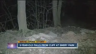 3-year-old falls from cliff at Emery Park