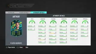 89 ARTHUR PLAYER MOMENTS SBC FIFA 20