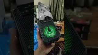 Bluetooth Speaker GTS 1372 Portable Rechargeable FM Radio SD card USB.