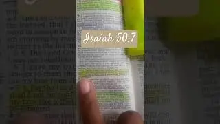 #versefortoday Isaiah 50:7 #bibledaily #verseoftheday #biblestudy #dailyword #dailyverse #bibleverse