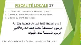 FISCALITE LOCALE collectivit&eacute; locale