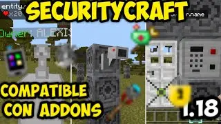 SECURITYCRAFT ADDON PARA MINECRAFT PE 1.18