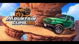 Mountain Climb 4x4 Red jeep drive Offroad | game play