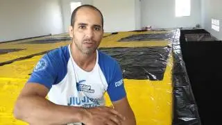 COMO FAZER TATAME DE LONA COM RASPA DE BORRACHA (PNEU)