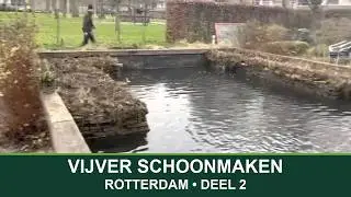 Vijver schoonmaken in Rotterdam (deel 2)