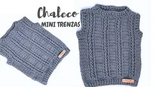 COMO TEJER CHALECO a CROCHET para NI&Ntilde;OS y NI&Ntilde;AS - TODAS LAS TALLAS