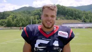 Missouri State Alum Dylan Cole at Houston Texans Training Camp