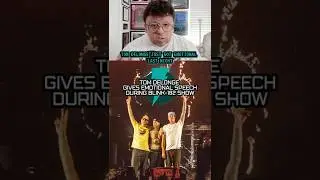 blink-182&rsquo;s Tom DeLonge gives emotional speech during recent New Jersey show #blink182 #tomdelonge