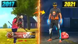 Searching 3 Years Old Legends In 2021- Free Fire Players 2017 vs 2021 #33