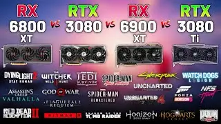 20 Games on RX 6800 XT vs. RTX 3080 vs. RX 6900 XT vs. RTX 3080 Ti in 2023 - 1440p