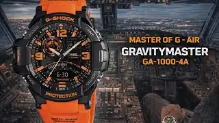 PREVIEW G-Shock Casio SKY GRAVITYMASTER Digital Compass Thermometer》LED Neon Iluminator GA-1000-4A