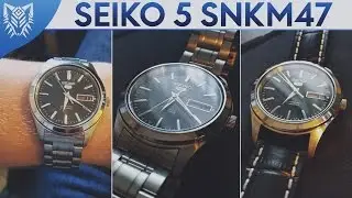 Seiko 5 SNKM47 || Watch Overview + Strap Change!