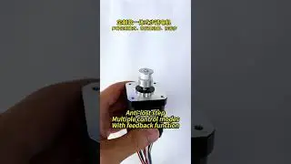 Integrated stepper motor #stepper_motor #cnc #electricmotortesting #servomotors #chinamotor