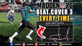 Каждый раз побеждайте в защите Cover 3! Madden 26 Motion Play Action Slide Setup