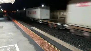 Up Tocumwal passes Tallarook 25 May 2019.