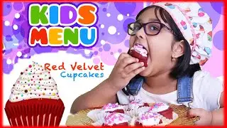Red Velvet Cupcakes Tasty Video Tutorial for Kids | Educational Videos for Children