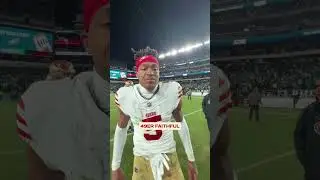 We came. We conquered. #49ers #win #nfl #shoutout #demarcusrobinson