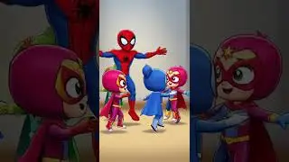 Superhero Friends Dancing with Spider-Man AI
