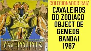 Cavaleiros do Zod&iacute;aco Object de G&ecirc;meos Die Cast Vintage Bandai 1987
