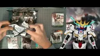 HANDCAM- TCG opening(Nikke) & bit of progress of the gunpla building (Part 2/8)