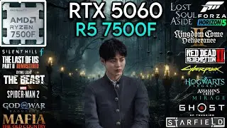 RTX 5060 + R5 7500F - Test In 15+ Games - Its Not Too Bad Combination !