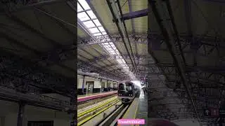 KR Puram Metro - First time #krpuram #metro #bengaluru #travel