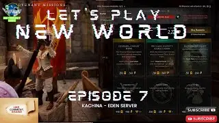 Let's Play New World Ep7 - Azoth Staff Questline, Covenant Faction Quests, Harvesting Grind