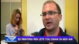 3D PRINTING PEN LETS YOU DRAW IN MID-AIR