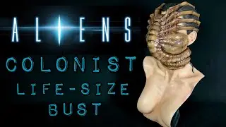 Black Heart / Statuedoc: Life Size 360 Series Aliens Colonist Facehugger Bust Resin Statue Review