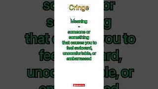Cringe #cgl #vocabulary #ssccgl #entertainment #word #sscexam #motivation #shorts ​⁠  @useefact