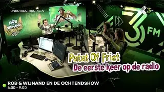 Patat of Friet, voor de eerste keer bij Rob en Wijnand @npo3fm685 @robvanderadio #feestdjmaarten