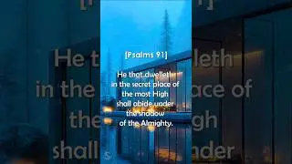 ❄️ Under His Shadow &bull; Psalm 91 Promise of Protection &bull; 4K Winter Calm #Shorts